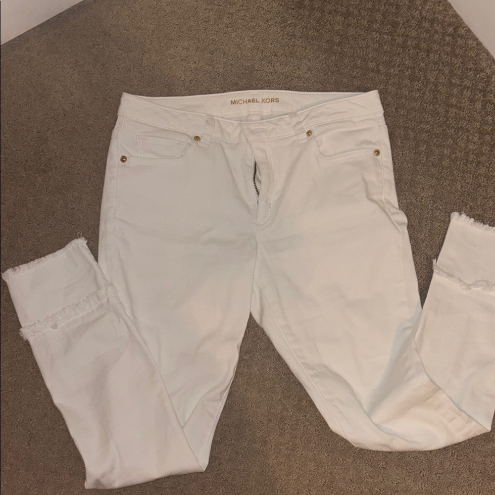 Michael Kors Classic White Denim